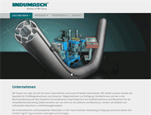 Tablet Screenshot of indumasch.de